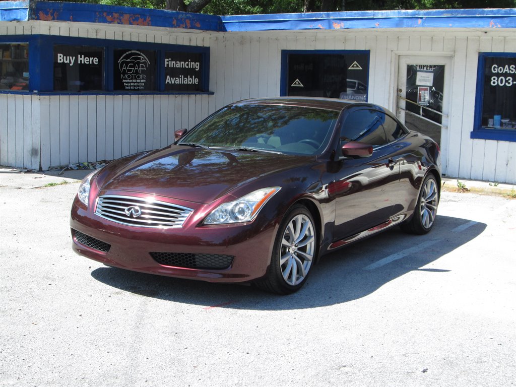 2009 INFINITI G Convertible null photo 2